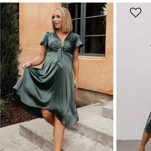 Baltic Born Poppy Satin Midi Dress